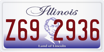 IL license plate Z692936