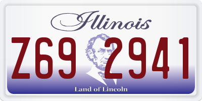IL license plate Z692941