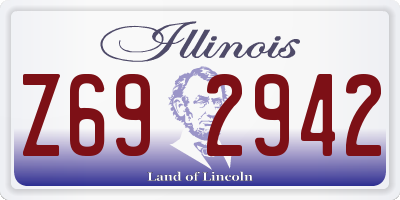 IL license plate Z692942