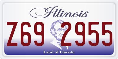 IL license plate Z692955