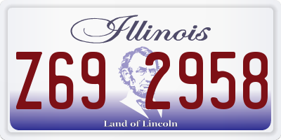 IL license plate Z692958