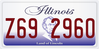 IL license plate Z692960