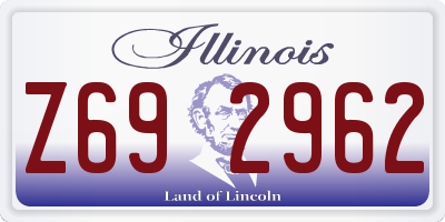 IL license plate Z692962