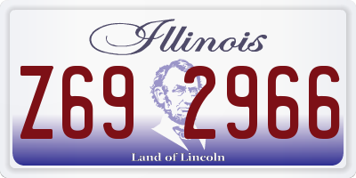 IL license plate Z692966