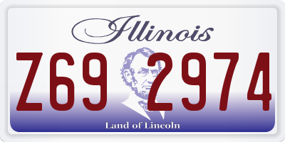 IL license plate Z692974