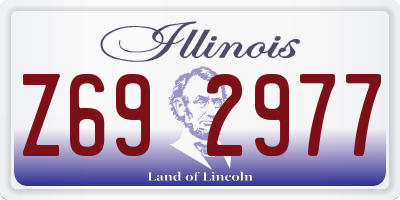 IL license plate Z692977