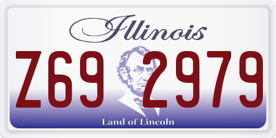 IL license plate Z692979