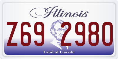 IL license plate Z692980