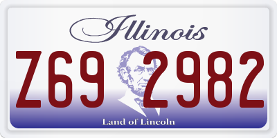 IL license plate Z692982