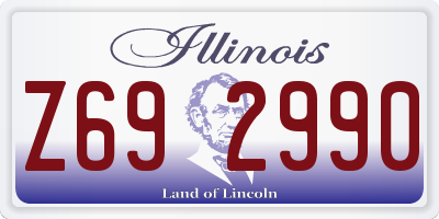 IL license plate Z692990