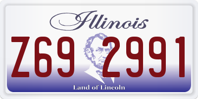 IL license plate Z692991