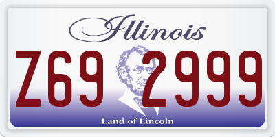 IL license plate Z692999