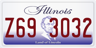 IL license plate Z693032