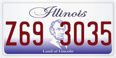 IL license plate Z693035