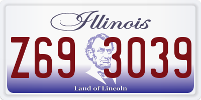 IL license plate Z693039