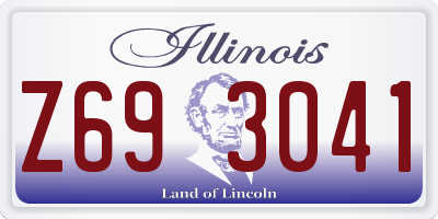 IL license plate Z693041