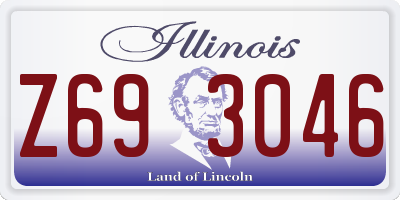 IL license plate Z693046