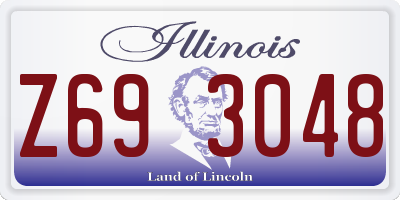 IL license plate Z693048