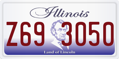 IL license plate Z693050