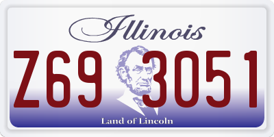 IL license plate Z693051