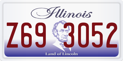 IL license plate Z693052