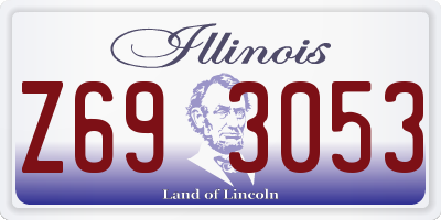 IL license plate Z693053