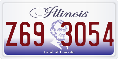IL license plate Z693054