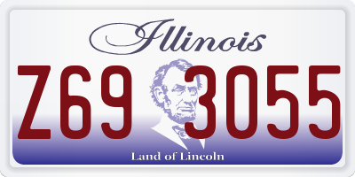 IL license plate Z693055