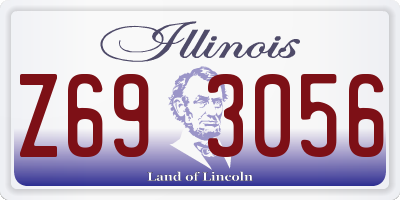 IL license plate Z693056
