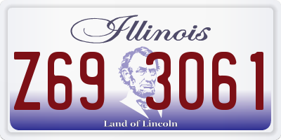 IL license plate Z693061