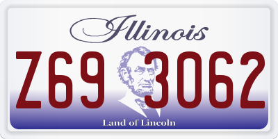 IL license plate Z693062