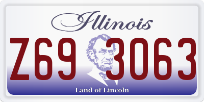 IL license plate Z693063