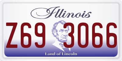 IL license plate Z693066