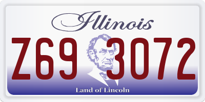 IL license plate Z693072