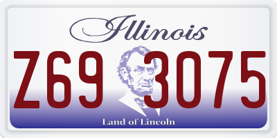 IL license plate Z693075