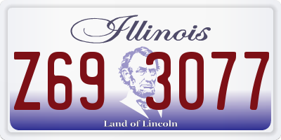 IL license plate Z693077