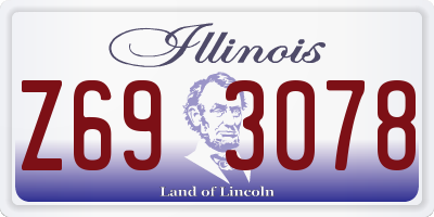 IL license plate Z693078