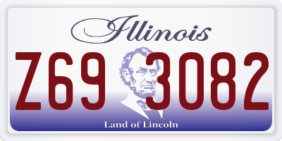 IL license plate Z693082