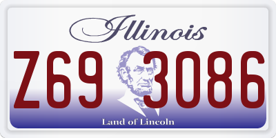IL license plate Z693086