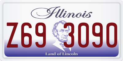 IL license plate Z693090