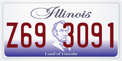 IL license plate Z693091