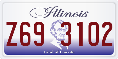 IL license plate Z693102