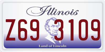 IL license plate Z693109