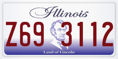IL license plate Z693112