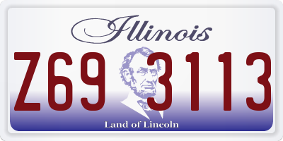 IL license plate Z693113