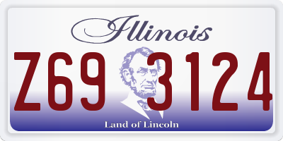 IL license plate Z693124