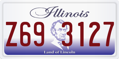 IL license plate Z693127