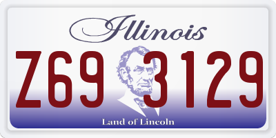 IL license plate Z693129