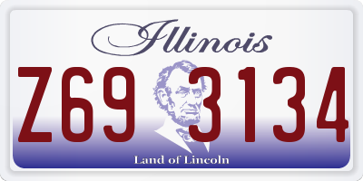 IL license plate Z693134
