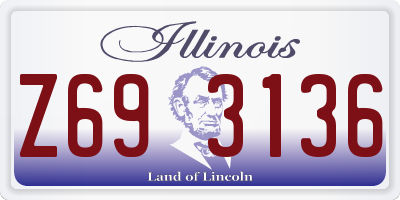 IL license plate Z693136